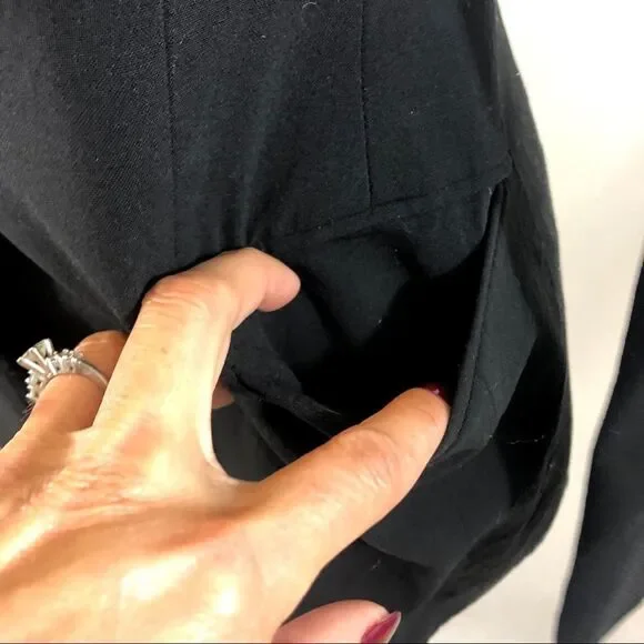 Ladies Emanuel Ungaro Black Single Button‎ Blazer 2